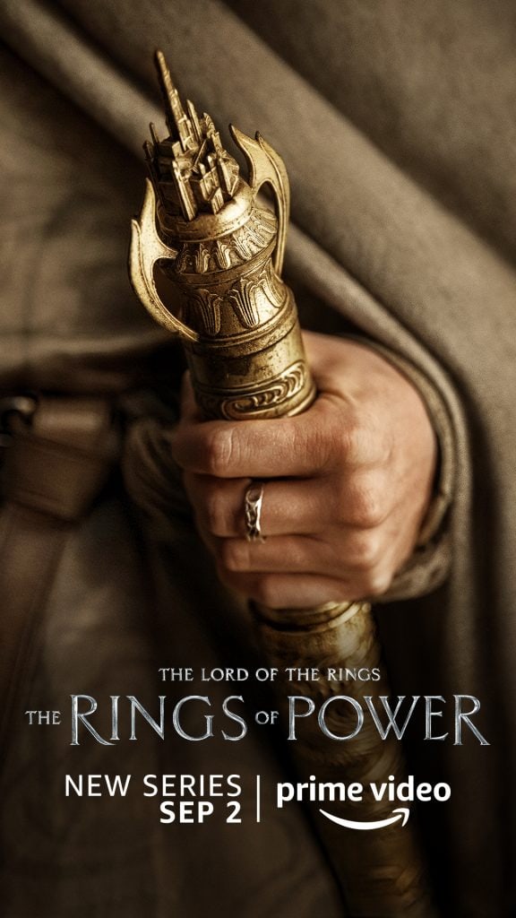 מודעת פרסומת לסרט Rings of Power (צילום: מודעת פרסומת לסרט Rings of Power של אמזון פריים)