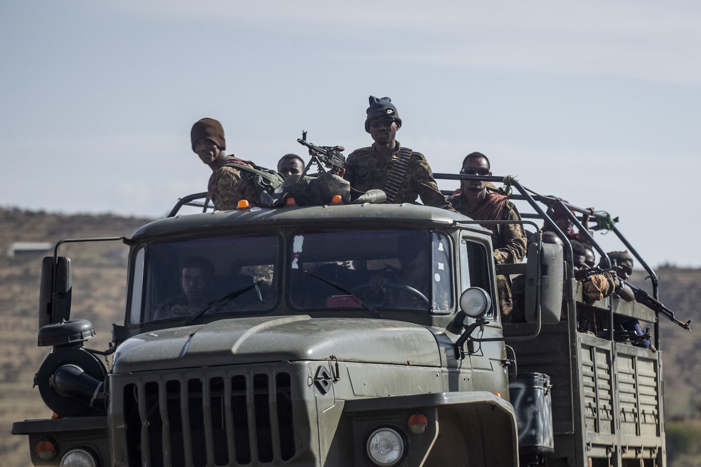 חיילי צבא אתיופיה במלחמת תיגראי (צילום: AP Photo/Ben Curtis)
