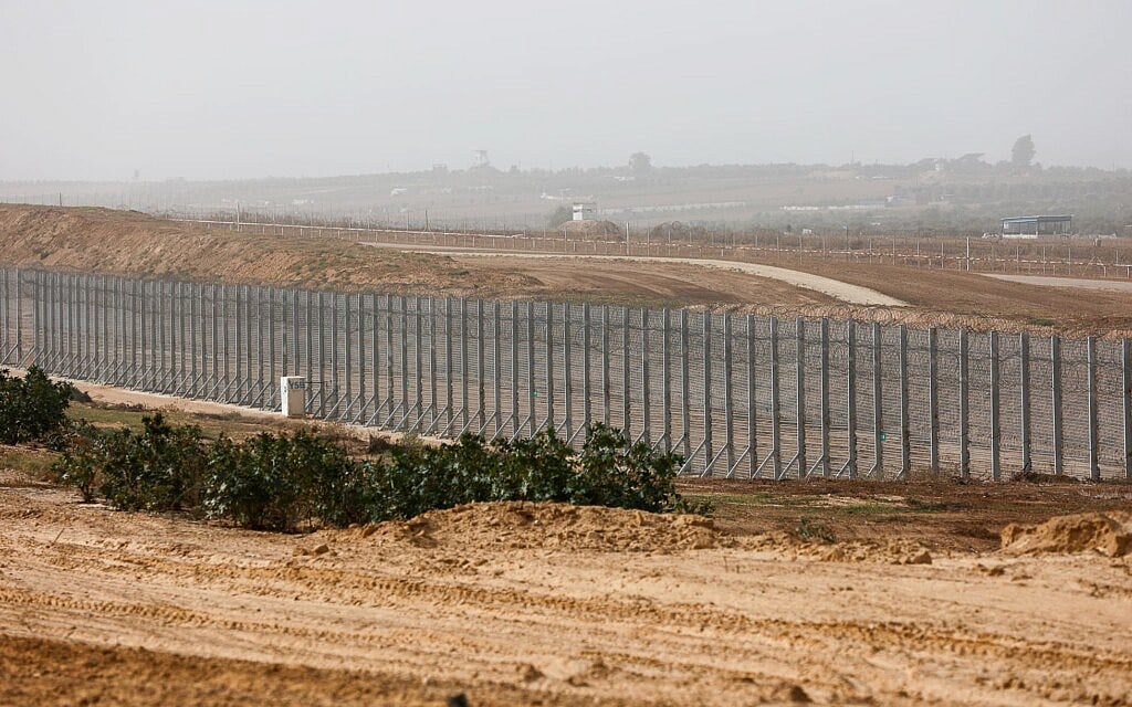 גבול ישראל-עזה, דצמבר 2021 (צילום: פלאש90)