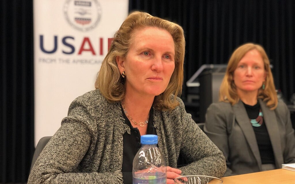 איזבל קולמן, סגנית מנהלת USAID לתכנון ומדיניות, בירושלים, 8 במרץ 2022 (צילום: טל שניידר)