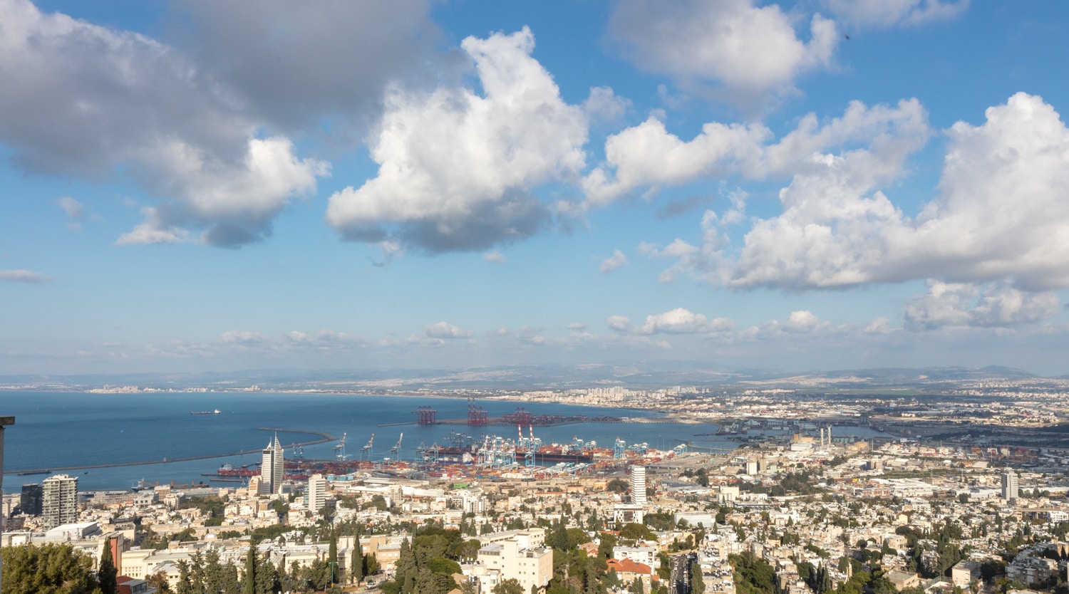 מפרץ חיפה (צילום: אורית סימן טוב)