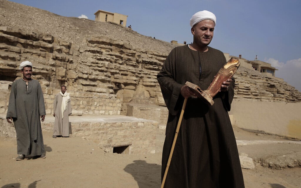 חפירות ארכאולוגיות במצרים, 2018 (צילום: AP Photo/Nariman El-Mofty)