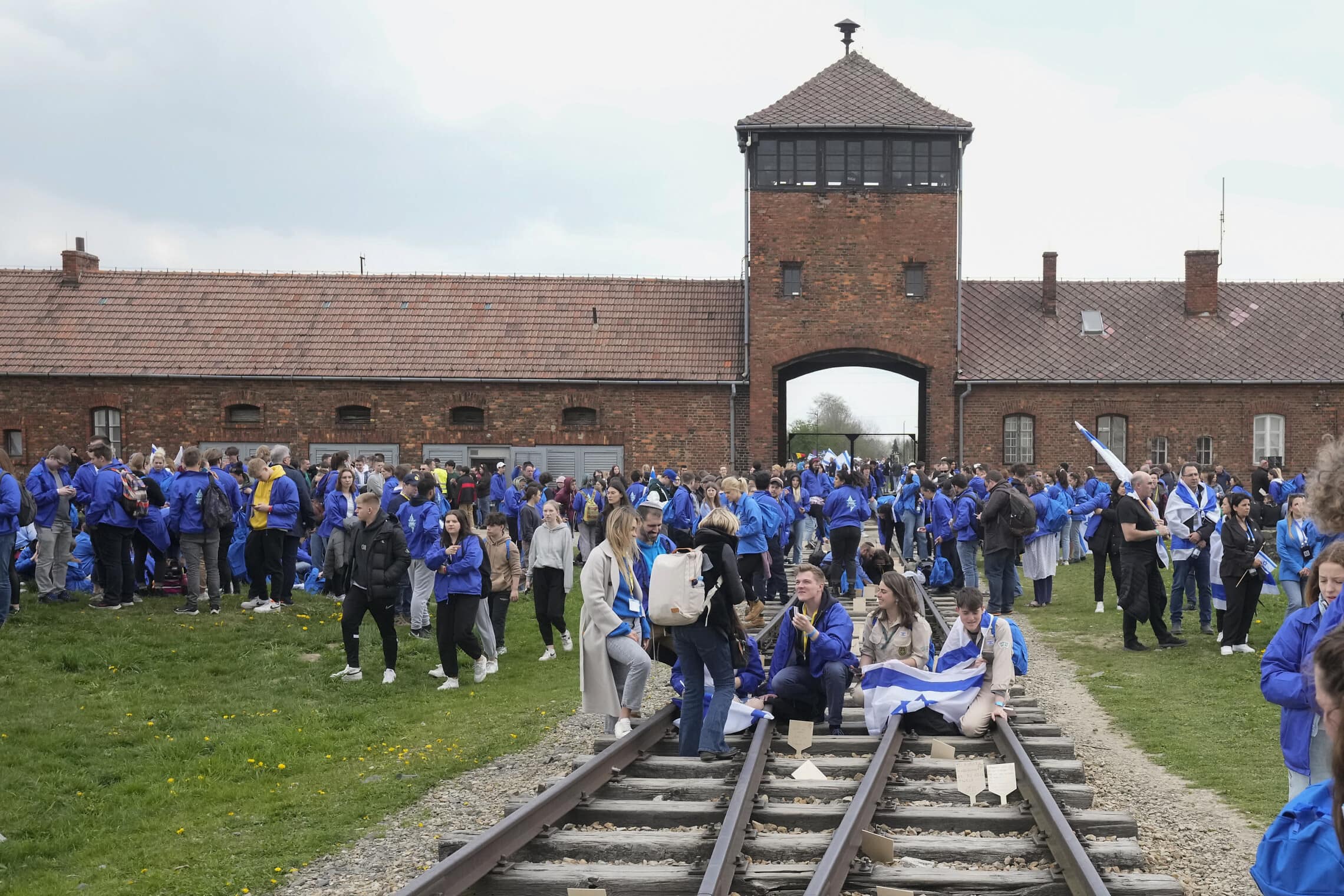 מצעד החיים באושוויץ, 28 באפריל 2022 (צילום: AP Photo/Czarek Sokolowski)