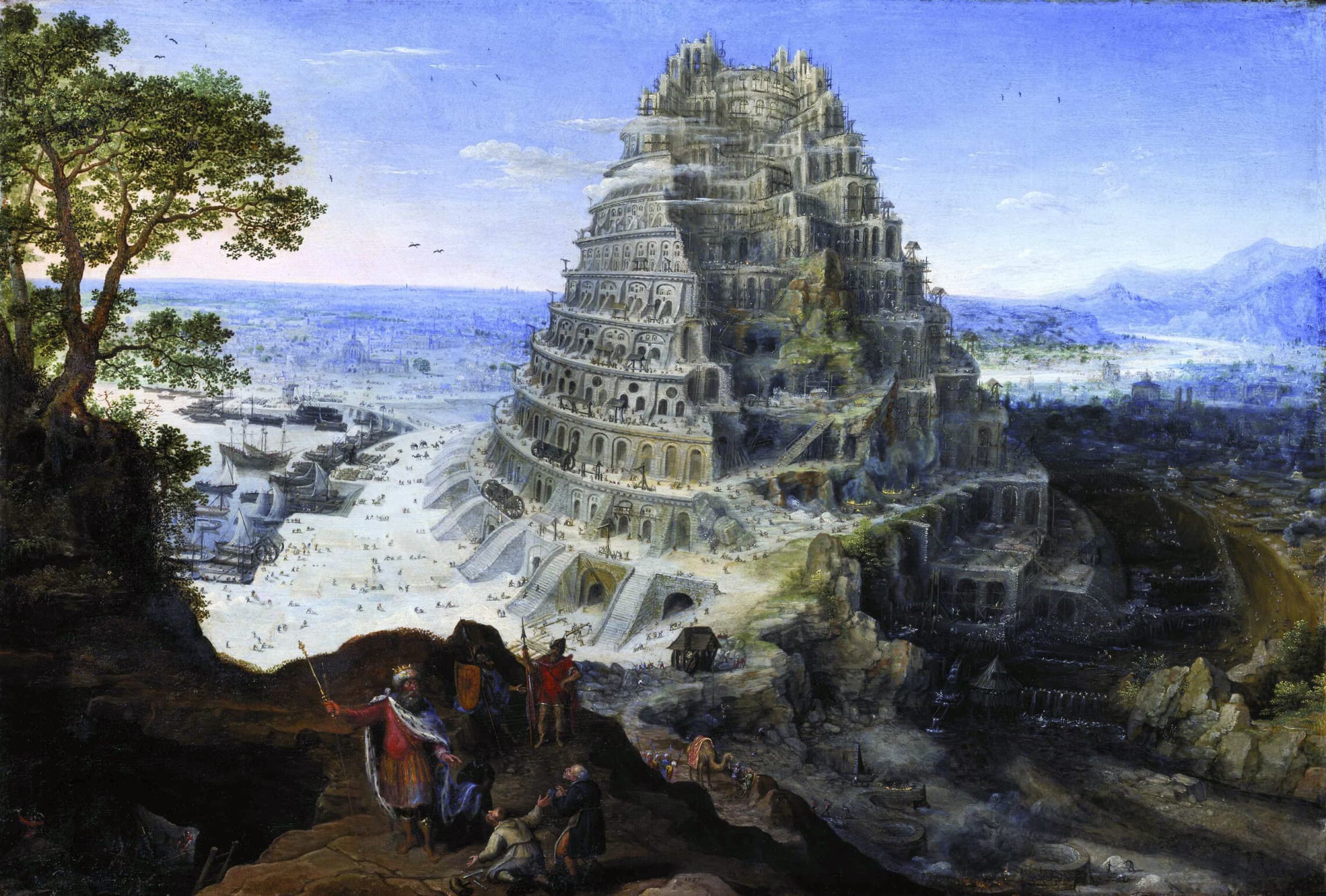 מגדל בבל – ציור של לוקאס ואן פאלקנבורך (צילום: ויקיפדיה)