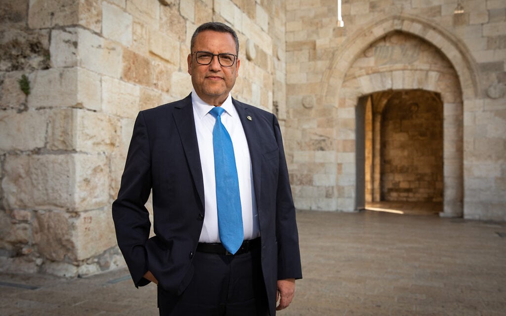 Portrait of Jerusalem mayor, Moshe Leon, in Jerusalem on May 04, 2021. Photo by Olivier Fitoussi/Flash90 *** Local Caption *** משה ליאון
פורטרט
ראש העיר
עירייה
עיריית ירושלים Portrait of Jerusalem mayor, Moshe Leon, in Jerusalem on May 04, 2021. Photo by Olivier Fitoussi/Flash90 *** Local Caption *** משה ליאון
פורטרט
ראש העיר
עירייה
עיריית ירושלים