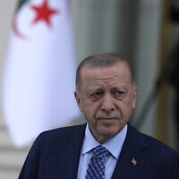 נשיא טורקיה רג'פ טאיפ ארדואן (צילום: AP Photo/Burhan Ozbilici)