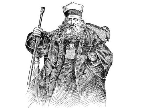 אברהם פירקוביץ', חכם דת קראי, בן המאה ה-19, חוקר היסטוריה, ומבולטי המתנגדים ליהדות הרבנית במאה ה־19 (איור: Jewish Encyclopedia, ויקיפדיה)