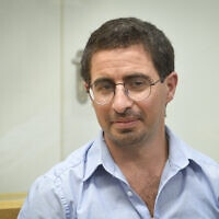 אלון קסטיאל בבית המשפט המחוזי בתל אביב, 23 ביולי 2018 (צילום: פלאש 90)