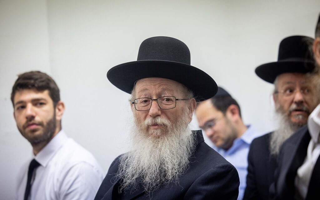 יעקב ליצמן בבית משפט השלום בירושלים, 9 ביוני 2022 (צילום: יונתן זינדל, פלאש 90)