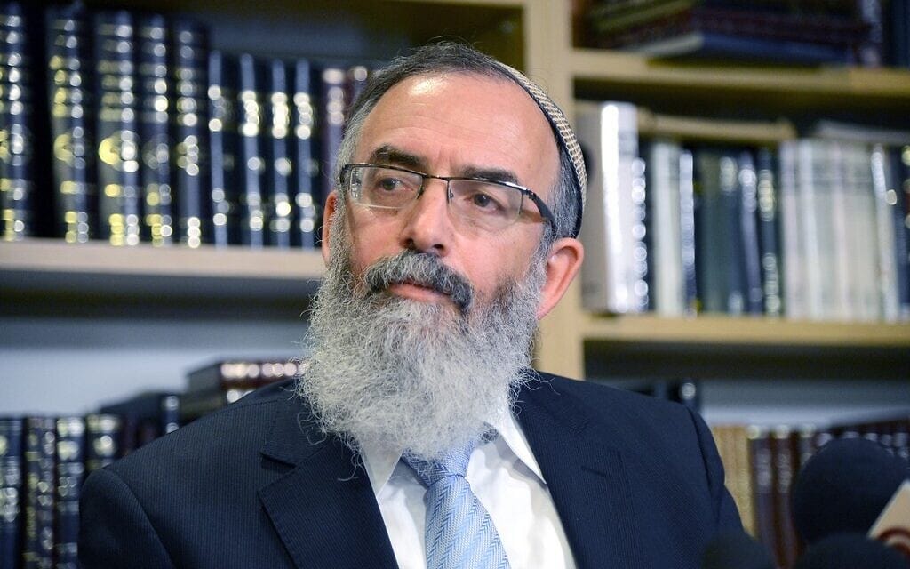 הרב דוד סתיו, מייסד שותף ויושב הראש של ארגון רבני צהר (צילום: יונתן זינדל, פלאש 90)