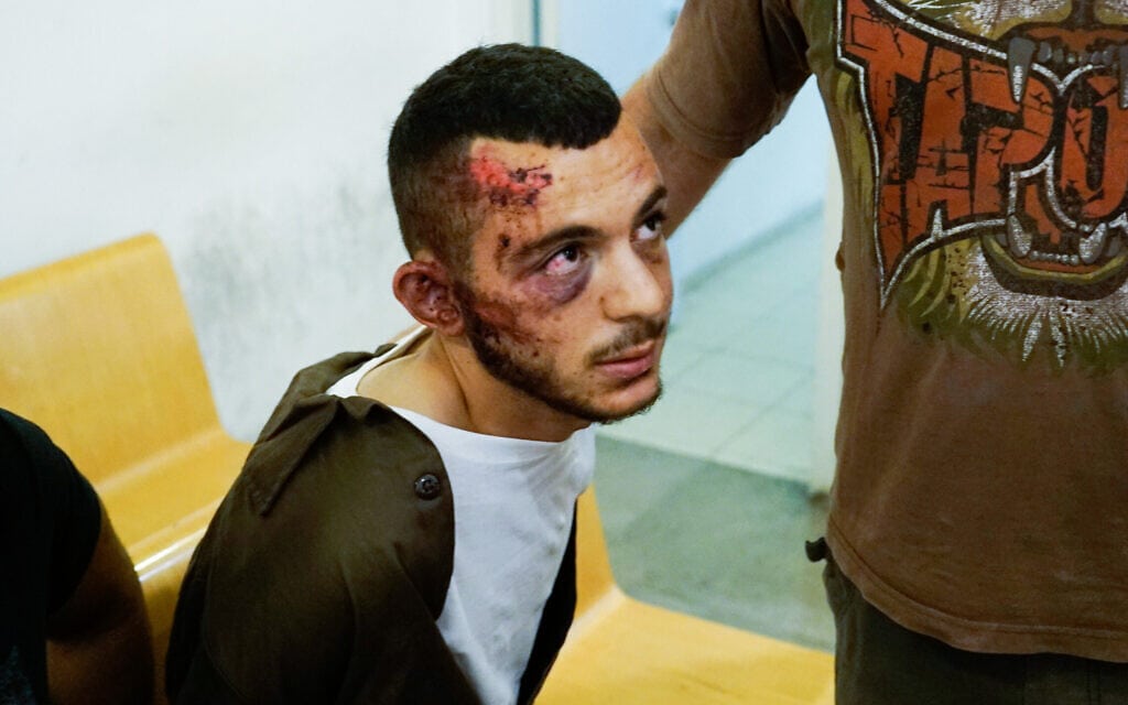 עלאא זיוד, שהורשע בביצוע פיגוע דריסה ודקירה בגן שמואל באוקטובר 2015 (צילום: Basel Awidat/Flash90)
