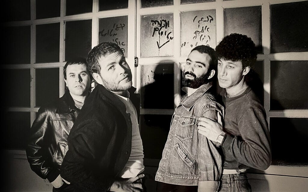 להקת "בנזין" ב-1982 (צילום: מיכל היימן, 1982)