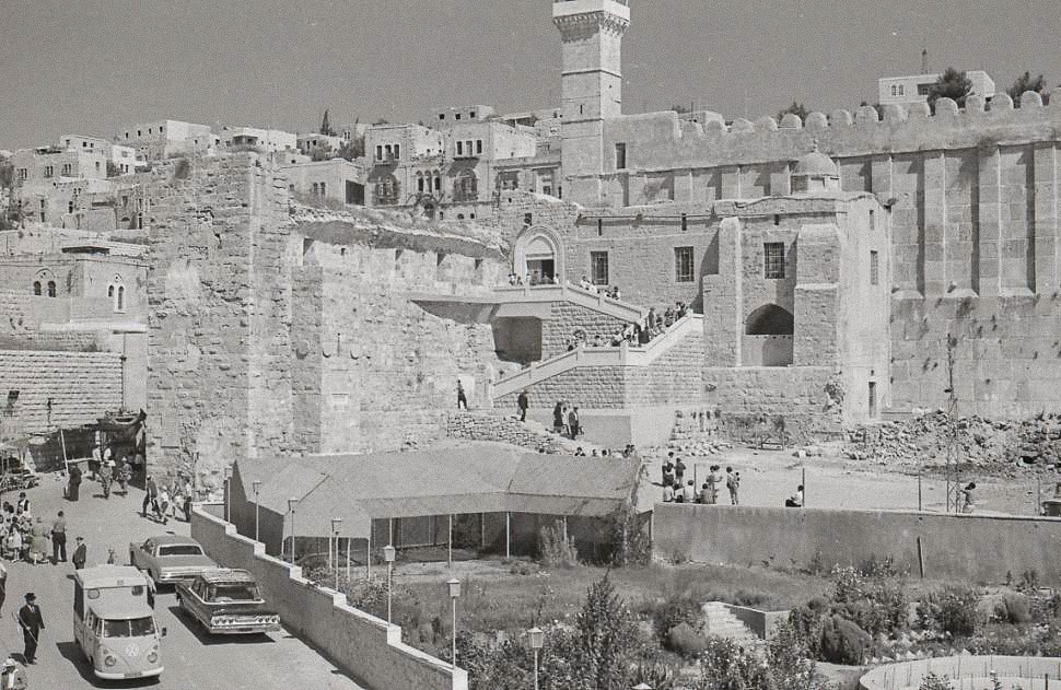 חברון ב-1968 (צילום: בוריס כרמי, אוסף מיתר, הספרייה הלאומית)