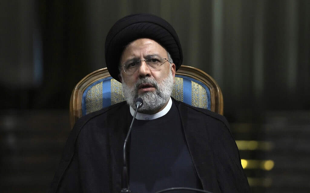 נשיא איראן אבראהים ראיסי (צילום: AP Photo/Vahid Salemi)