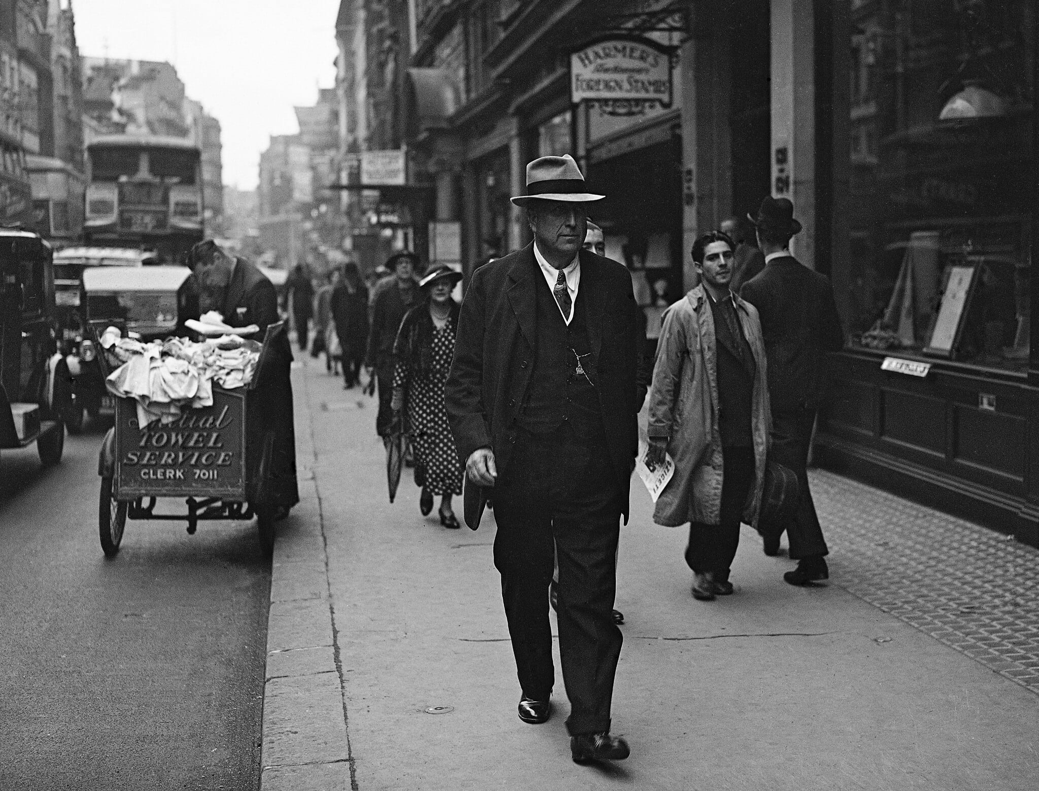 ויליאם רנדולף הרסט, מגדולי בעלי העיתונאים בארה"ב, לונדון, 25 בספטמבר 1936 (צילום: AP Photo/Worth)