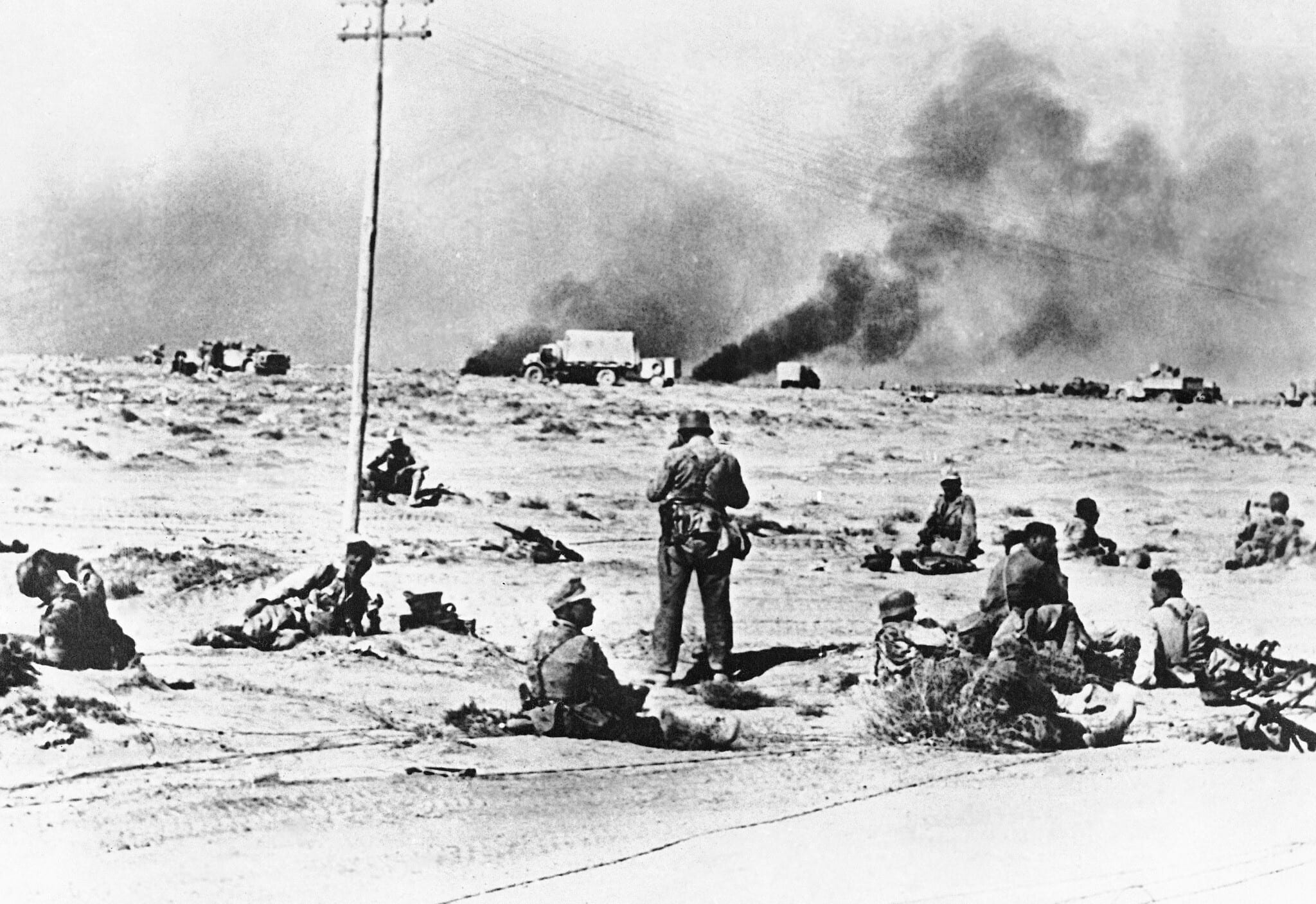 חיילים גרמנים בהפוגה. טובורק, 17 ביולי 1942 (צילום: AP Photo)
