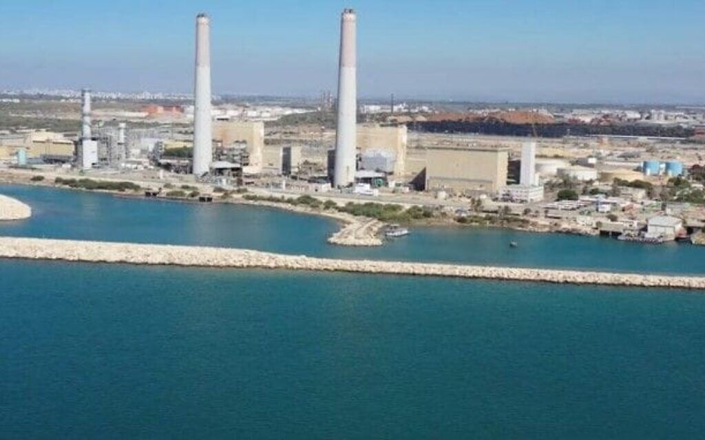 תחנת הכוח אשכול באשדוד (צילום: דוברות חברת החשמל)