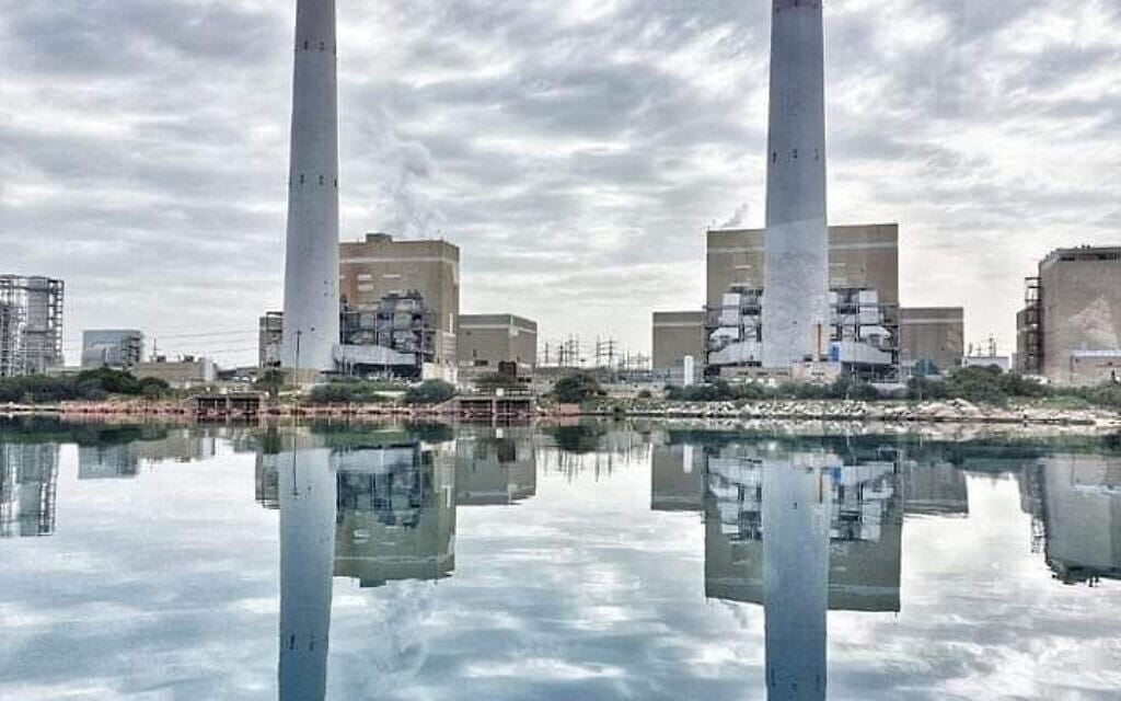 תחנת הכוח אשכול באשדוד (צילום: חברת החשמל)