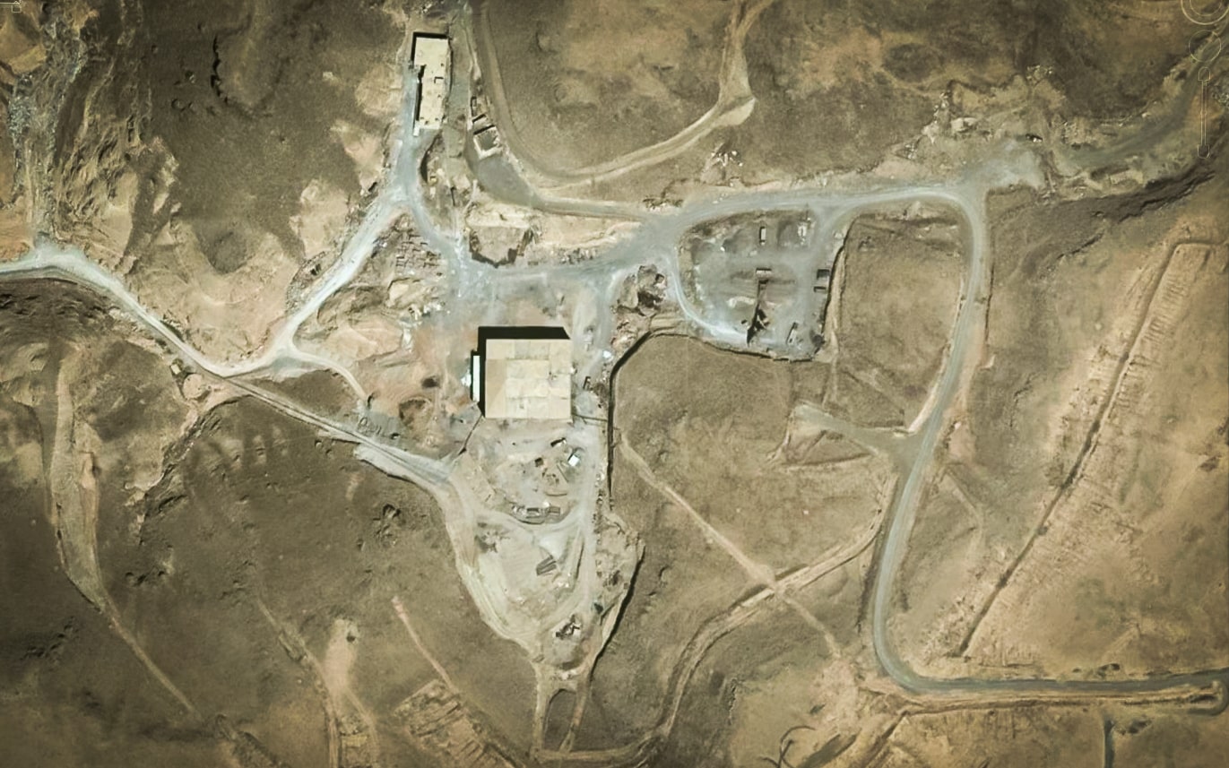 צילום לוויין של זירת הכור הגרעיני בסוריה לפני תקיפת ישראל ב-2007 (צילום: Google Earth)