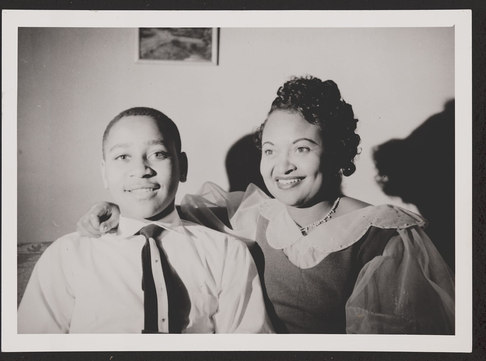 מיימי ובנה אמט טיל ב-1950 (צילום: Library of Congress)