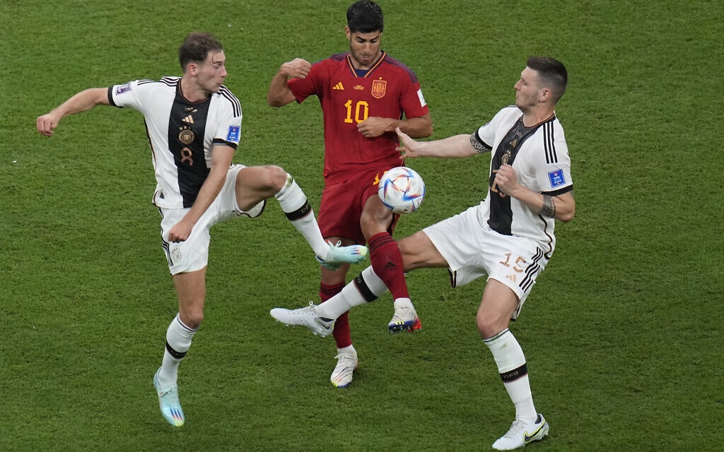 ספרד מול גרמניה במונדיאל בקטאר, 27 בנובמבר 2022 (צילום: AP Photo/Ricardo Mazalan)