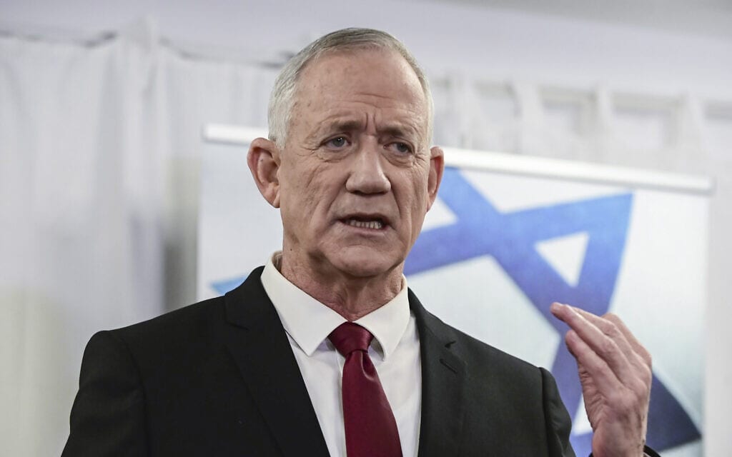 בני גנץ נואם בתל אביב, 30 בנובמבר 2022 (צילום: תומר נויברג, פלאש 90) בני גנץ נואם בתל אביב, 30 בנובמבר 2022 (צילום: תומר נויברג, פלאש 90)