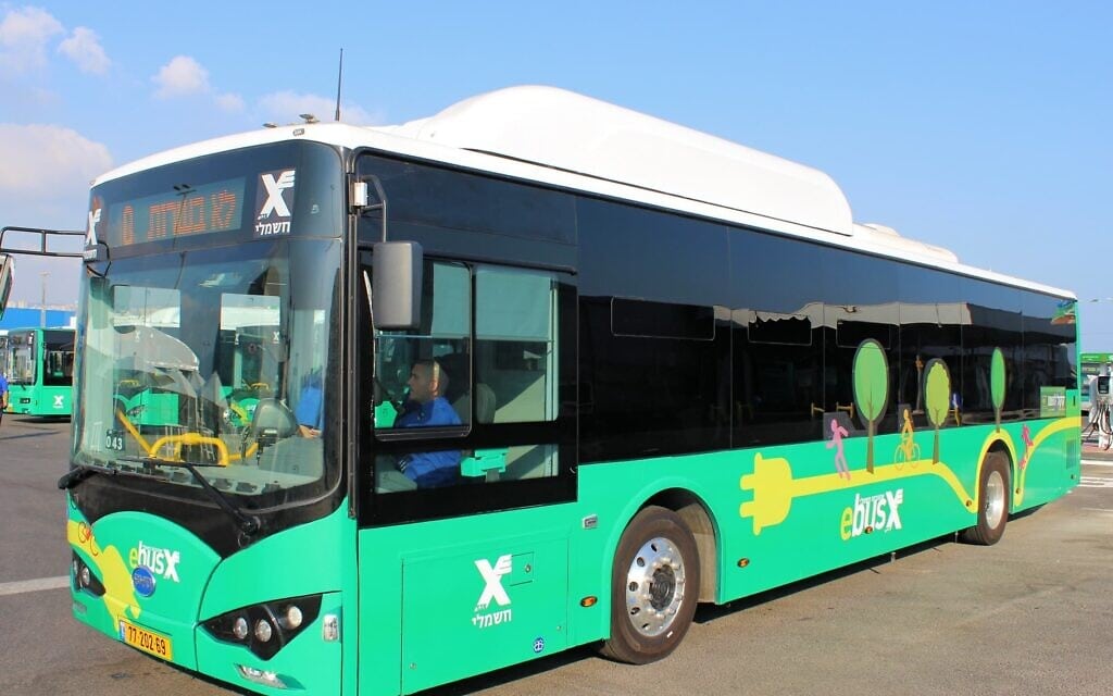 אוטובוס חשמלי של אגד (צילום: אגד)