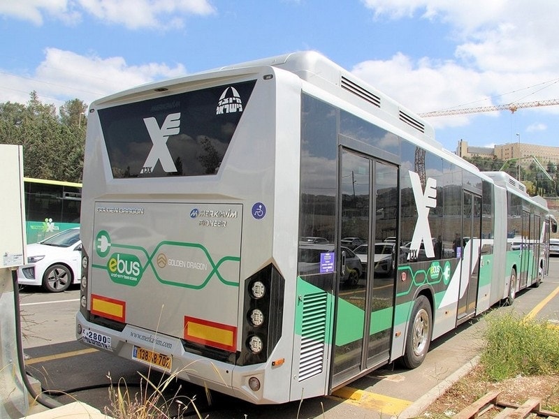 אוטובוס חשמלי עירוני של אגד (צילום: אגד)