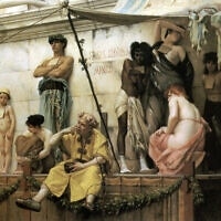 שוק העבדים, ציור: גוסטב בולאנז'ה, ויקפדיה
