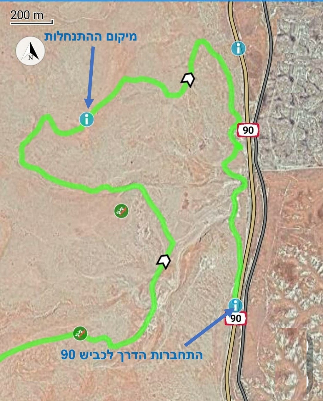 מפה של מאחז חדש שישראלים הקימו בניגוד לחוק בבקעת הירדן, 26.12.2022 (צילום: באדיבות ארגון פעילי בקעת הירדן)