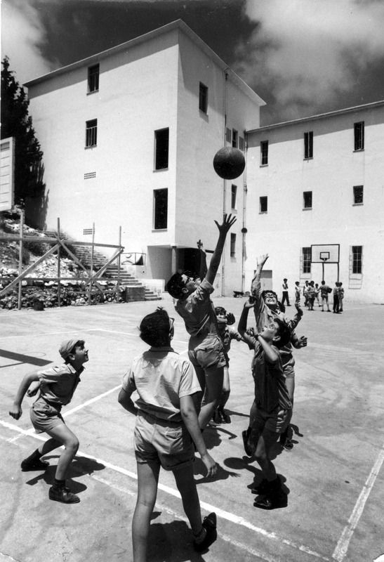 בית הספר הריאלי בחיפה בשנות השישים (צילום: אוסף דן הדני, הספרייה הלאומית)