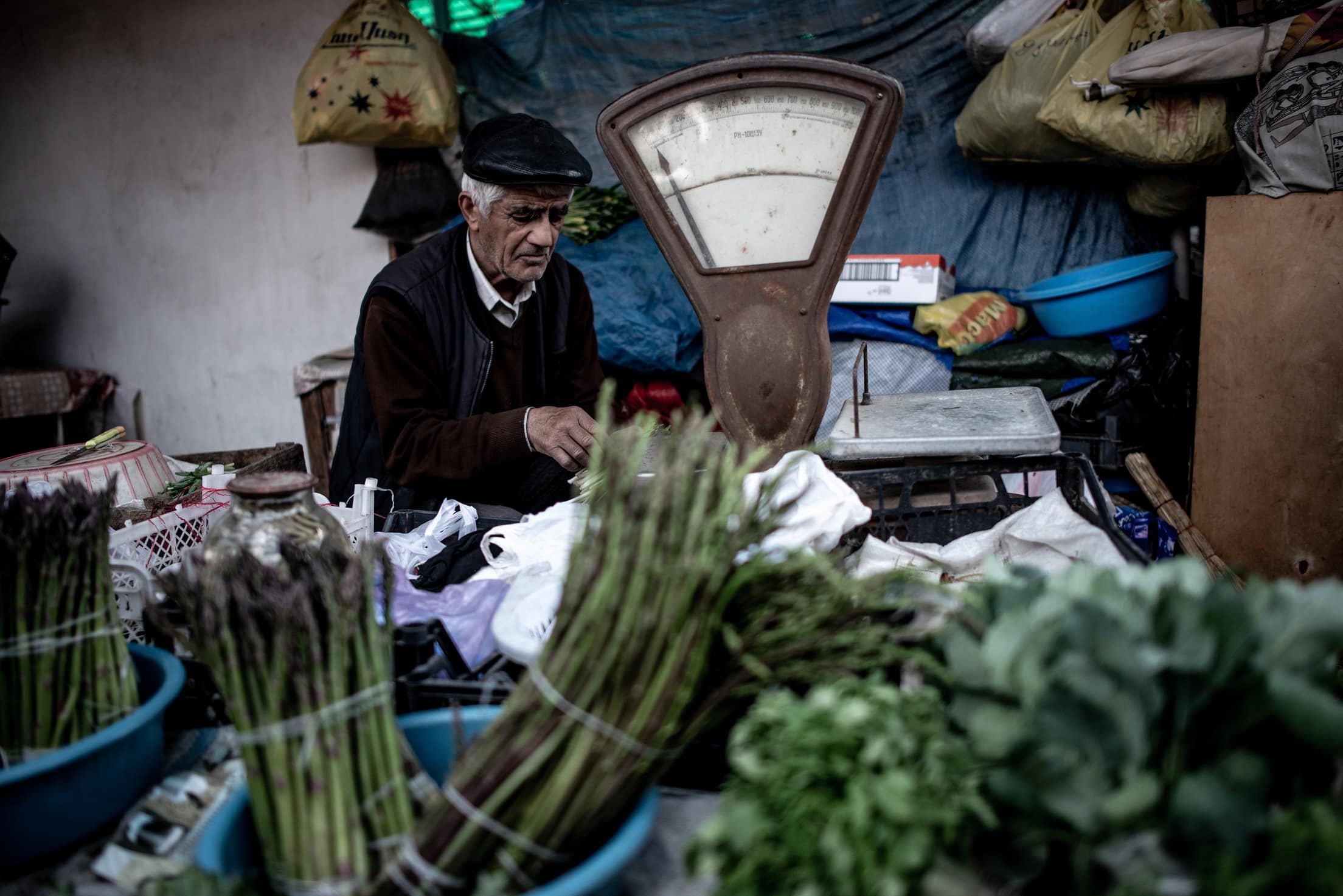 השוק המרכזי בבירת נגורנו קרבאך, קיץ 2019 (צילום: גילעד שדה)