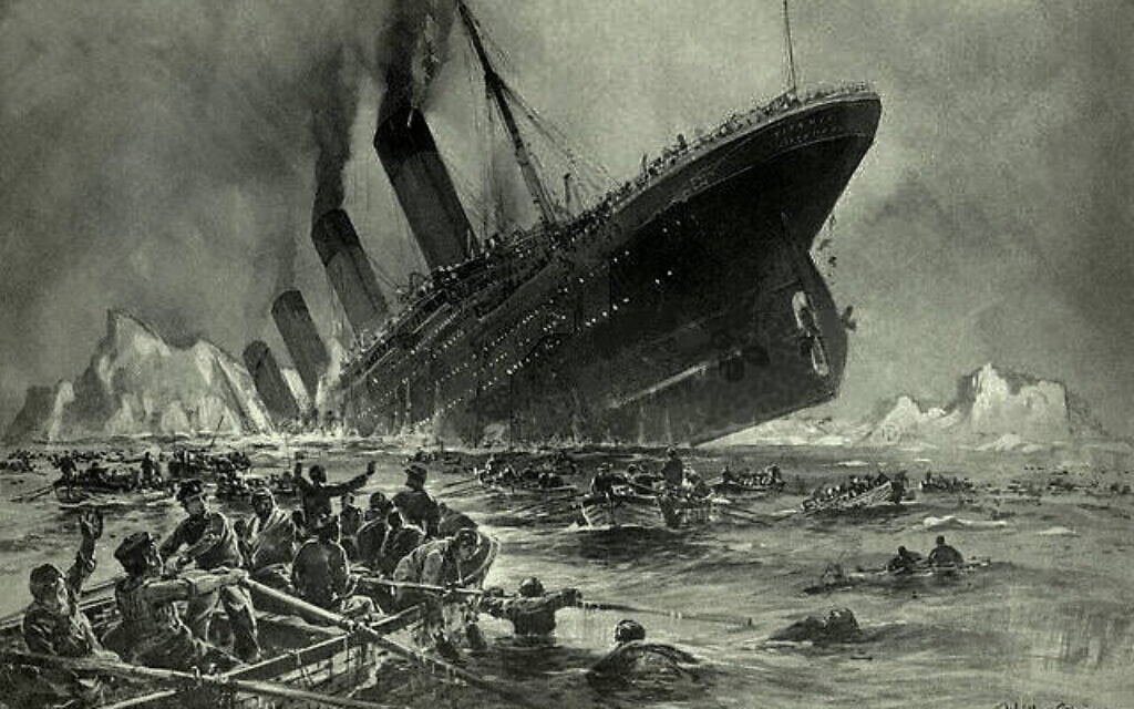 טביעת הטיטניק, ציור של ויליאם שטוור, ויקיפדיה