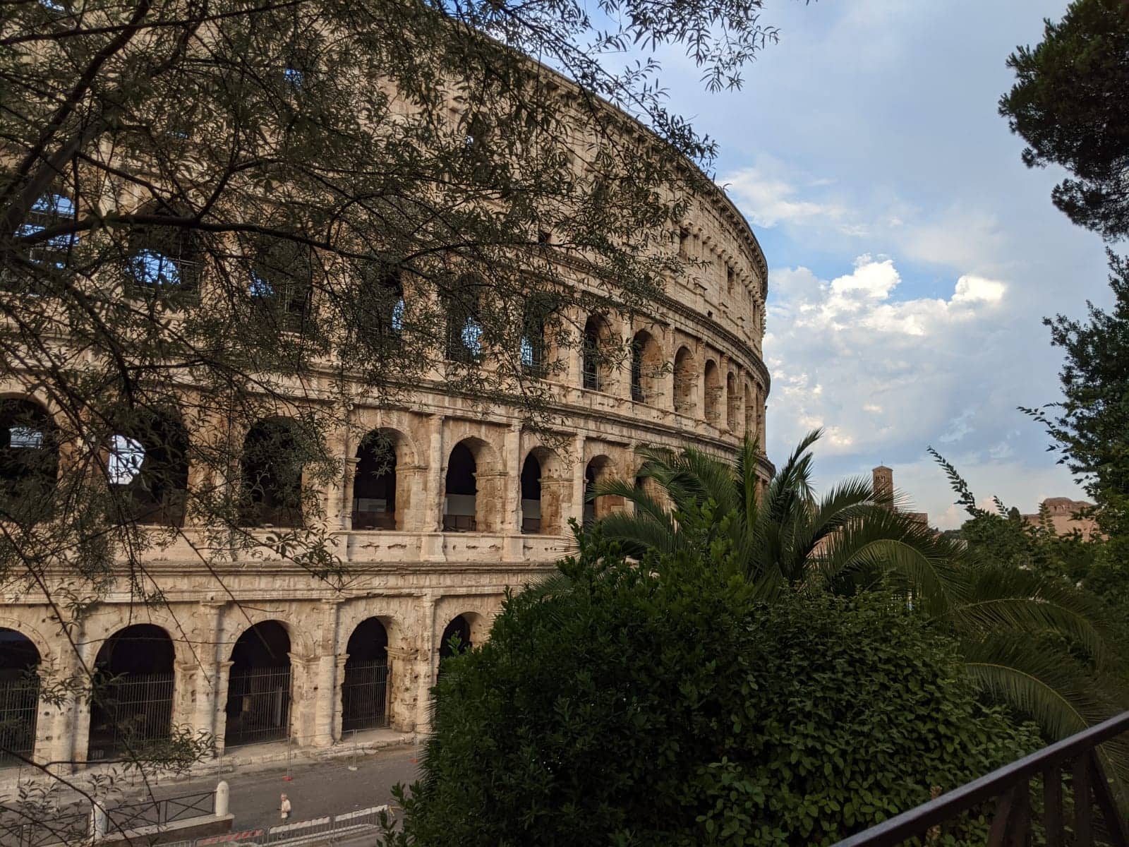 מבט על הקולוסיאום, רומא, אוגוסט 2022 (צילום: באדיבות)