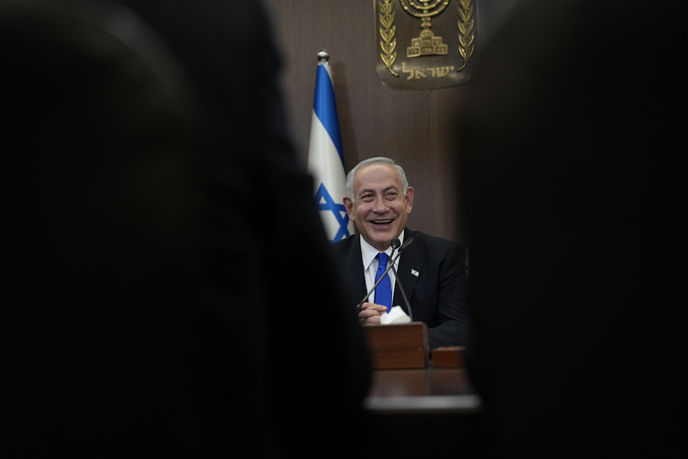 ראש הממשלה בנימין נתניהו, 29 בדצמבר 2022 (צילום: AP Photo/Ariel Schalit, Pool)