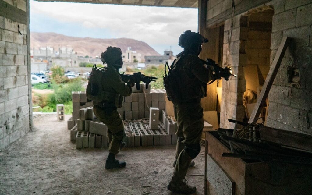 חיילי צה&quot;ל ביריחו, 4 בפברואר 2023 (צילום: דובר צה&quot;ל)