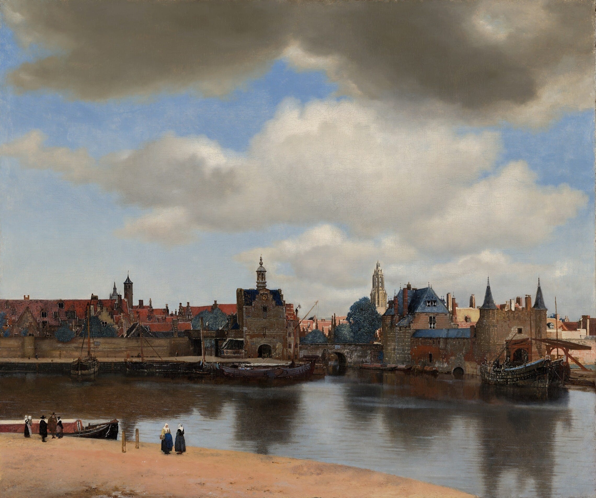 &quot;נוף העיר דלפט&quot; מאת יאן ורמיר (צילום: Rijksmuseum/ Henk Wildschut)