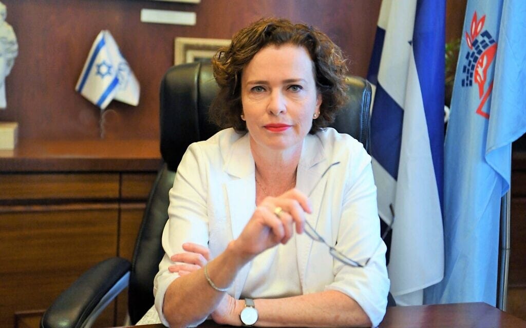ראשת עיריית חיפה עינת קליש רותם (צילום: ראובן כהן, עיריית חיפה)