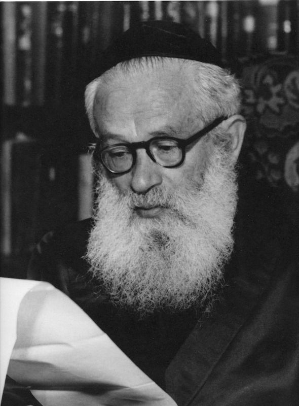 הרב יצחק הרצוג (צילום: אפרים דגני, ביתמונה, הספרייה הלאומית)
