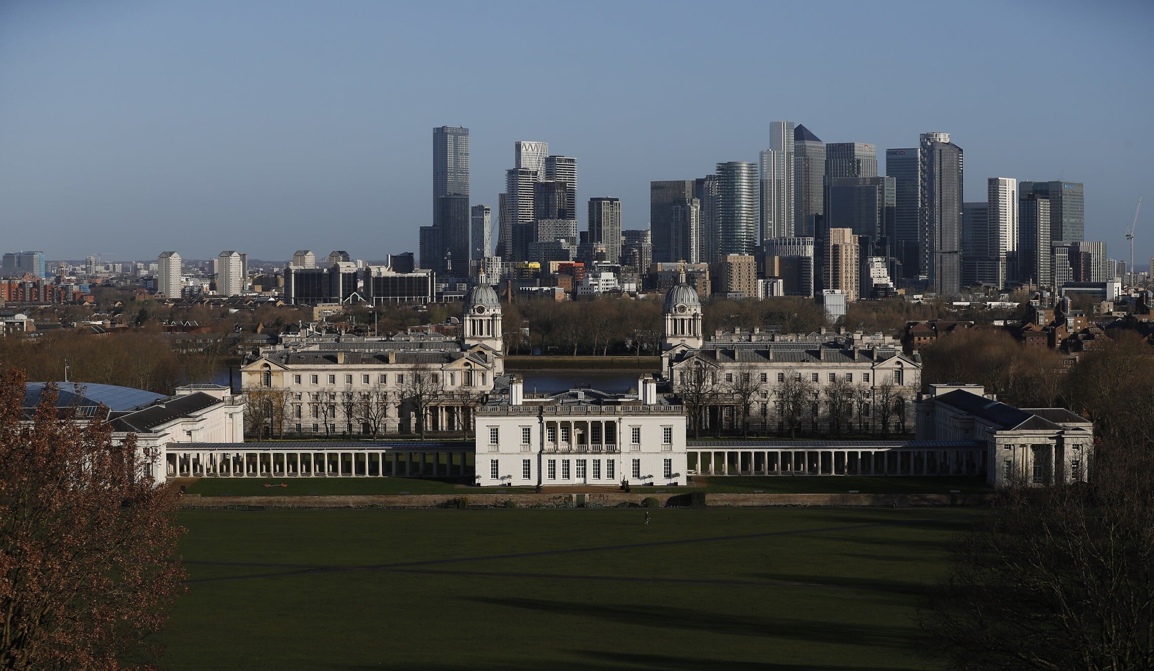 מבט על לונדון מכיוון גריניץ&#039; (צילום: AP Photo/Alastair Grant)