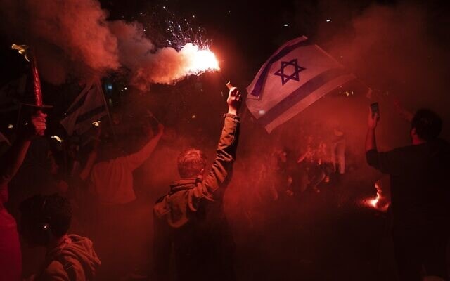 מחאה נגד המהפכה המשפטית בתל אביב, 9 במרץ 2023