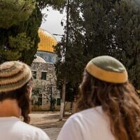יהודים בהר הבית בפסח,10 באפריל 2023 (צילום: Naama Stern/Flash90)