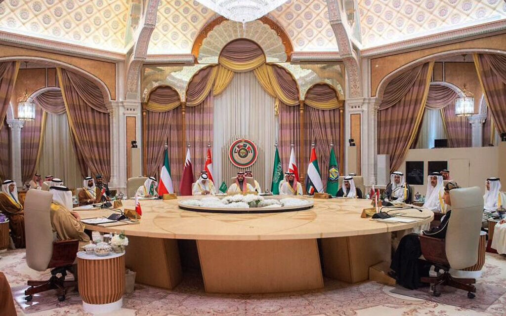 פסגת הליגה הערבית בריאד, 2022 (צילום: Saudi Press Agency via AP)