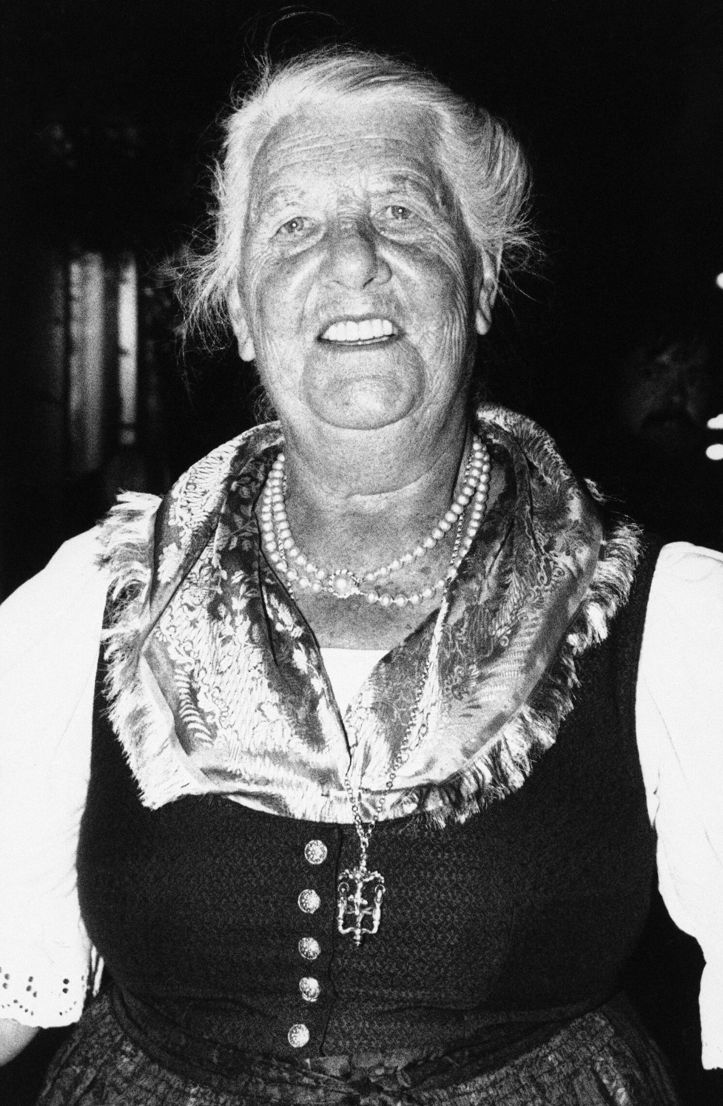 מריה פון-טראפ בגיל 74, בשנת 1981 (צילום: AP Photo)