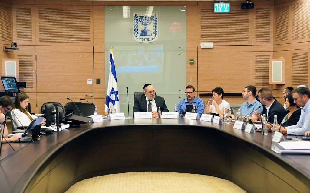 ועדת הפנים והסביבה של הכנסת בישיבה ב-4 במאי 2023 (צילום: דני שם טוב, דוברות הכנסת)