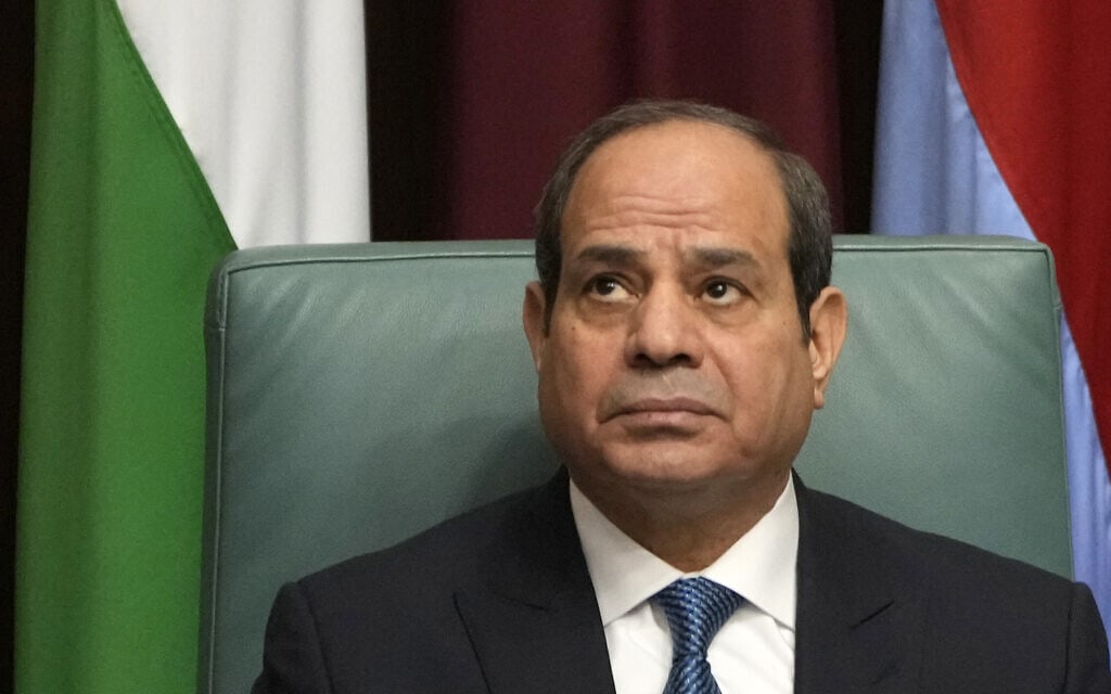 נשיא מצרים עבד אל-פתאח א-סיסי (צילום: AP Photo/Amr Nabil)