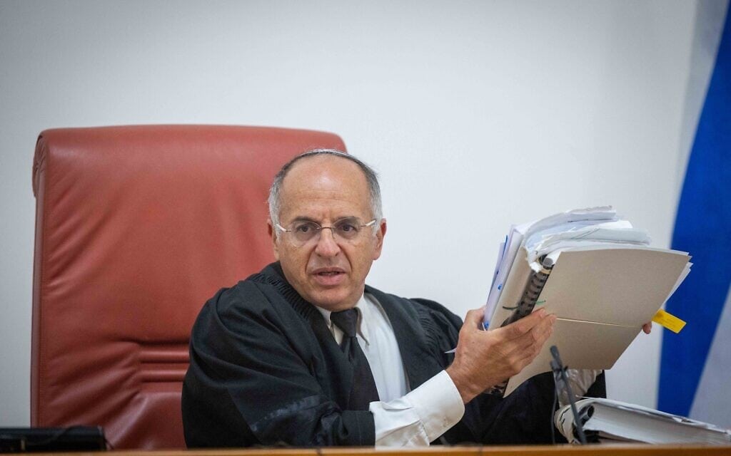 שופט בית המשפט העליון נעם סולברג (צילום: יונתן זינדל/פלאש90)