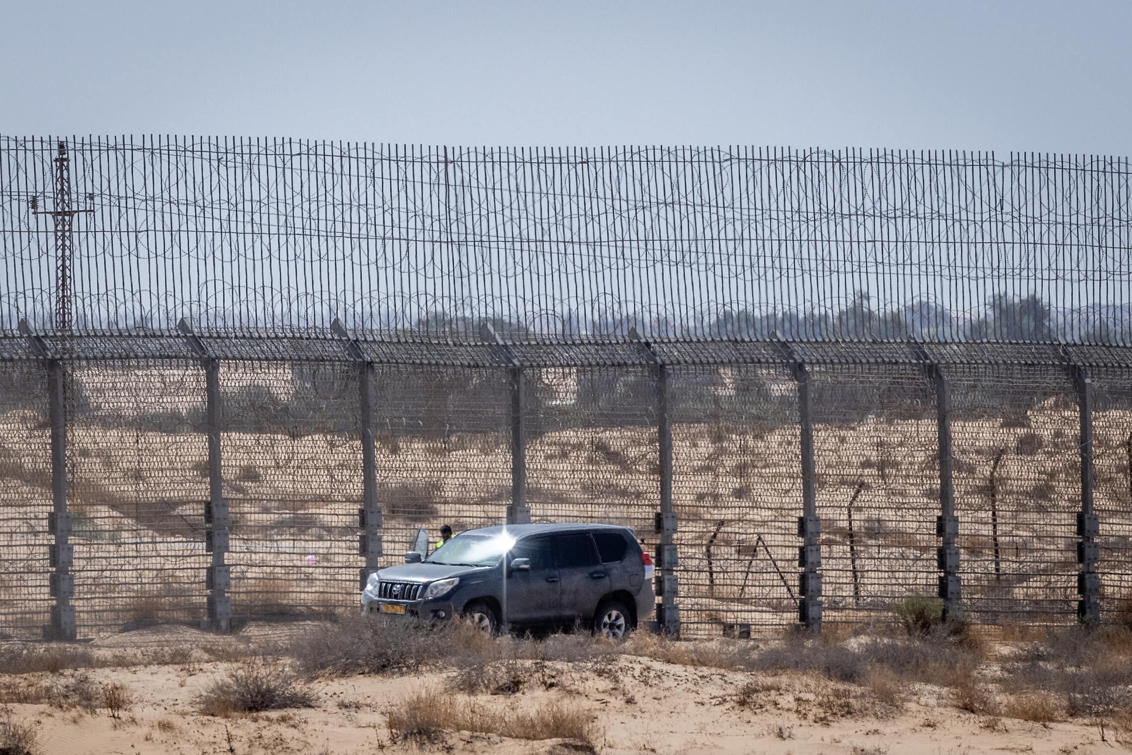 גדר ההפרדה בגבול ישראל–מצרים (צילום: נתי שוחט/פלאש90)