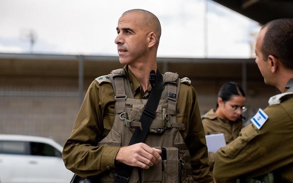 מפקד חטיבת בנימין, אל&#8221;מ אליאב אלבז (צילום: דובר צה&quot;ל)