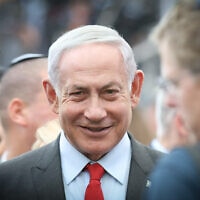ראש הממשלה בנימין נתניהו בטקס האזכרה הממלכתי לזאב ז'בוטינסקי בהר הרצל, ירושלים, 18 ביולי 2023